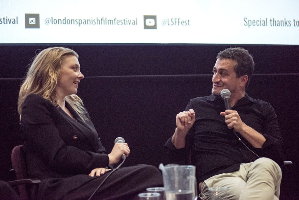 Actress Natalie Dormer and filmmaker Guillem Morales. The Wasp