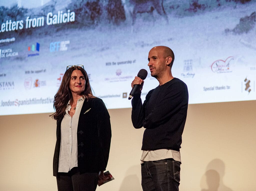 LSFF director Joana Granero and filmmaker Simon Casal. Artificial Justice