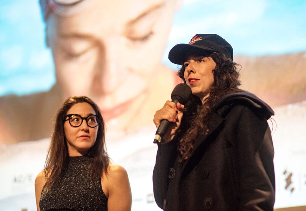 Filmmakers María G. Royo and Julia de Castro. On the Go