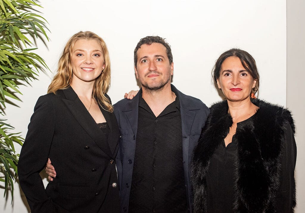 Actress Natalie Dormer, filmmaker Guillem Morales and LSFF director Joana Granero