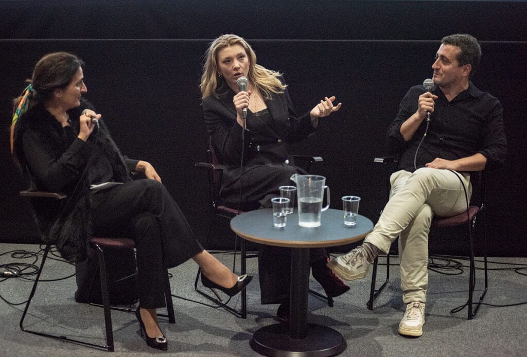 LSFF director Joana Granero, actress Natalie Dormer and filmmaker Guillem Morales. The Wasp