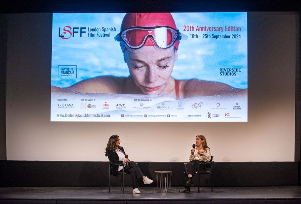 LSFF director Joana Granero and filmmaker Laura Jou. Free Fall