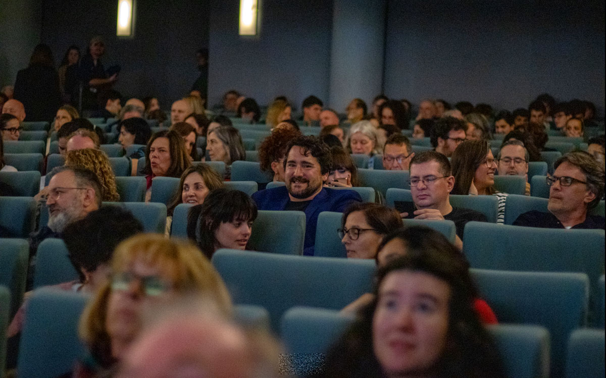 Audience at Ciné Lumière *